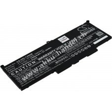 Akku passend fr Laptop Dell Latitude 12 7290, Latitude 13 7390,  Latitude 14 7480, Typ F3YGT