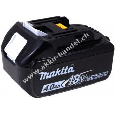 Akku fr Makita Blockakku BDF451Z 4000mAh Original