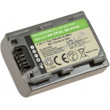 Akku fr Sony DCR-DVD203E 750mAh