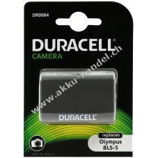 Duracell Akku passend fr Digitalkamera Olympus PEN E-PL2 / Stylus 1 / Typ BLS-5