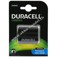 Duracell Akku fr Digitalkamera Panasonic Lumix DMC-FZ30 Serie