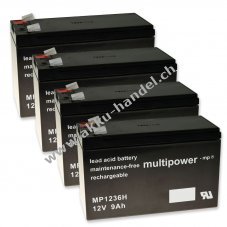 Powery Bleiakku MP1236H fr APC Smart-UPS 1500 9Ah 12V (ersetzt auch 7,2Ah/7Ah)