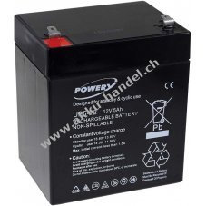 Powery Blei-Gel-Akku fr APC Back-UPS BF350-RS 5Ah 12V