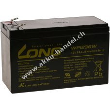 KungLong Blei-Gel-Akku fr USV APC Back-UPS BR500I 9Ah 12V (ersetzt auch 7,2Ah / 7Ah)