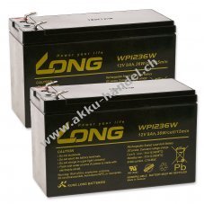 KungLong Blei-Gel-Akkus fr USV APC Smart-UPS 750 9Ah 12V (ersetzt auch 7,2Ah / 7Ah)