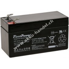 FirstPower Blei-Gel Akku FP1212 ersetzt APC RBC 35 1,2Ah 12V VdS