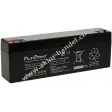 FirstPower Blei-Gel Akku FP1223 VdS 12V 2,3Ah