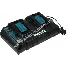 Doppel-Ladegert Makita Typ DC18RD fr Blockakkus 9,6V-14,4V NiMH / 14,4V-18V Li-Ion Akkus Original