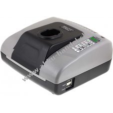 Powery Akku-Ladegert mit USB fr Makita Akkuschrauber TD020DSE