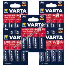 Varta Max Tech AA Alkaline Batterien  20 Stck 5x4 Blisterpackungen